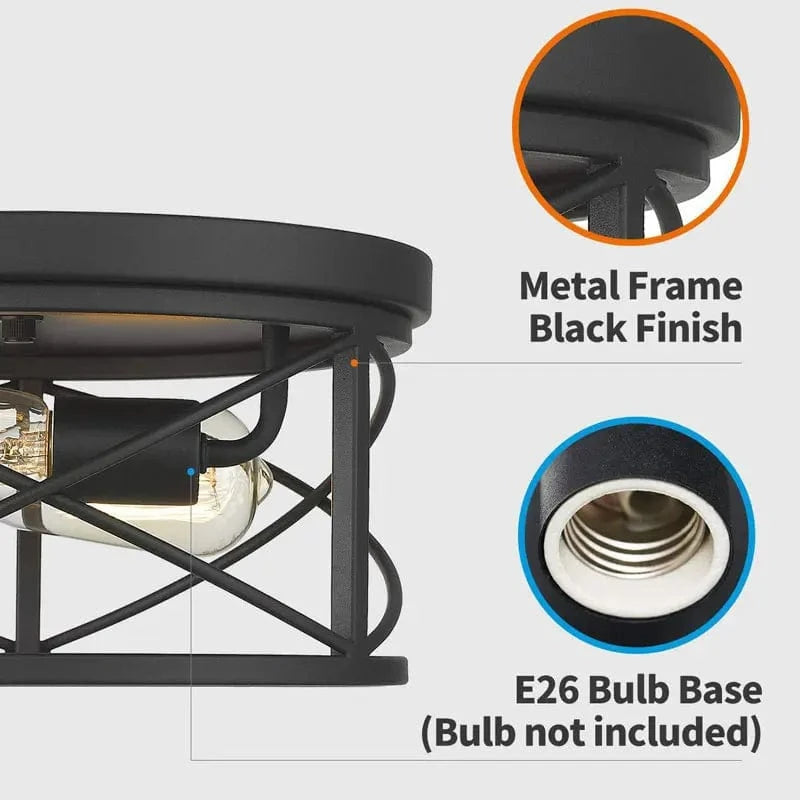 Plafonnier Vintage American Style pour Salon, Chambre, Cuisine et Couloir | Marco Lucetti