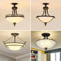 Plafonnier Vintage en verre - Collection Rétro Luxe | Marco Lucetti