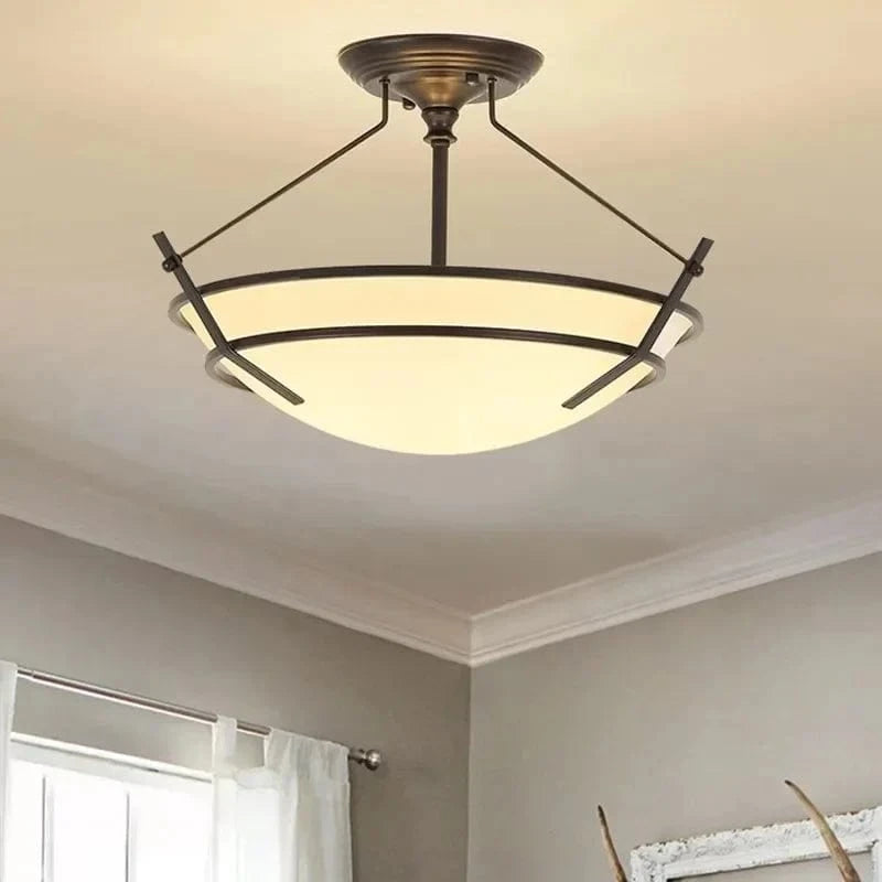 Plafonnier Vintage en verre - Collection Rétro Luxe | Marco Lucetti