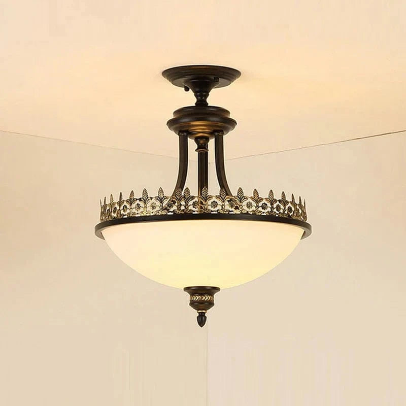 Plafonnier Vintage en verre - Collection Rétro Luxe | Marco Lucetti