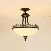 Plafonnier Vintage en verre - Collection Rétro Luxe | Marco Lucetti