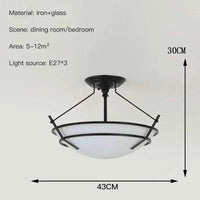 Plafonnier Vintage en verre - Collection Rétro Luxe | Marco Lucetti StyleC / Lumière chaude