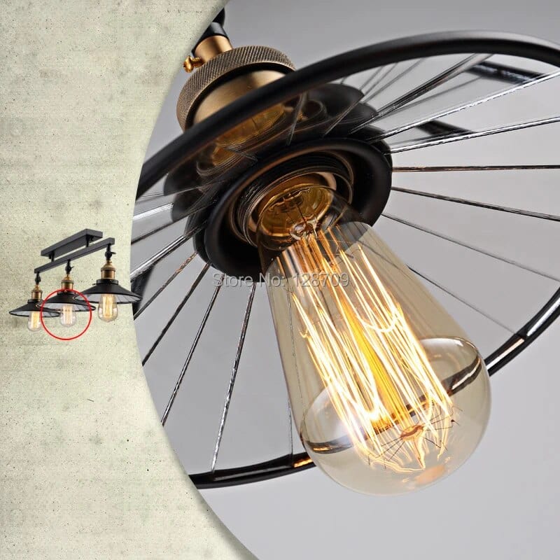 Plafonnier Vintage Industriel pour Maison - Ampoule E27 | Marco Lucetti