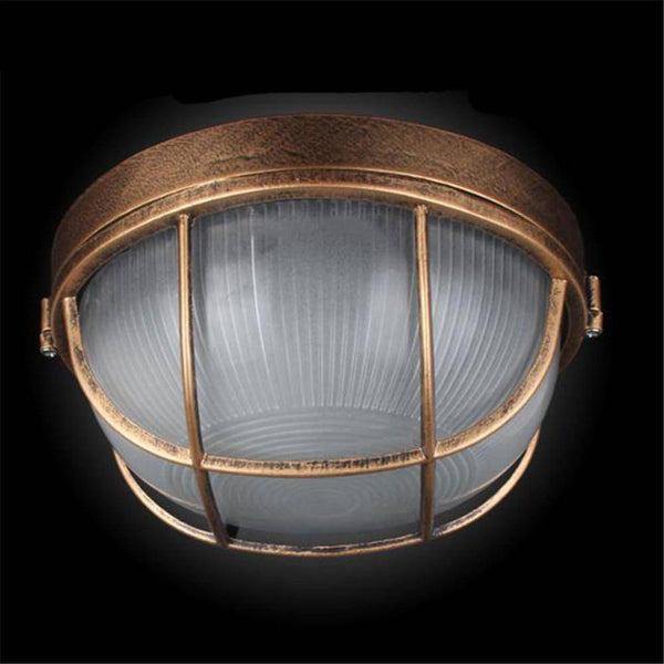 Plafonnier Vintage LED Extérieur, Forme Ronde | Marco Lucetti