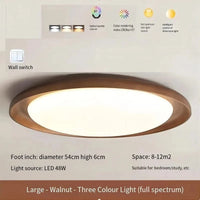 Plafonnier Wabi-Sabi Spectre Complet LED en Bois Massif Rondin - Édition Limitée | Marco Lucetti Grand Bois