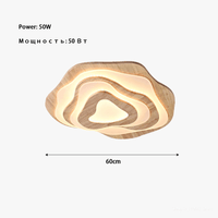 Plafonnier Zen Chinois en bois et acrylique LED | Marco Lucetti