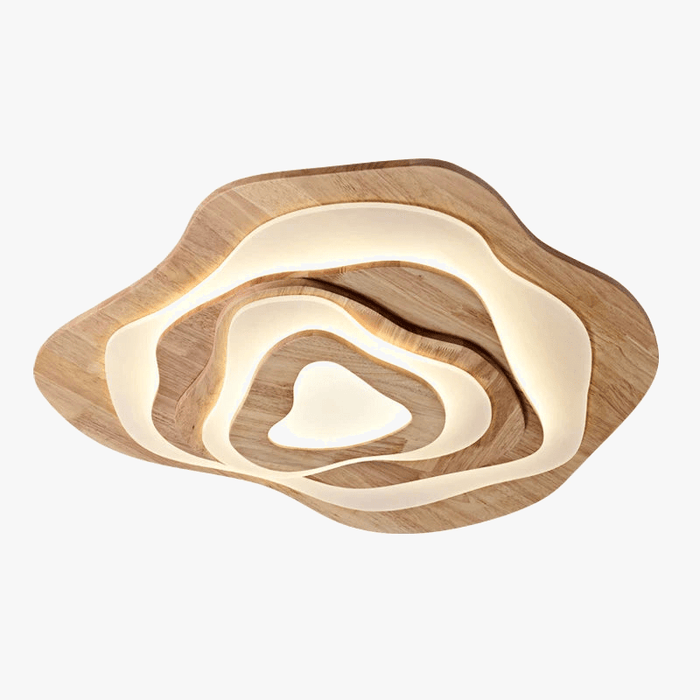 Plafonnier Zen Chinois en bois et acrylique LED | Marco Lucetti