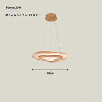 Plafonnier Zen Chinois en bois et acrylique LED | Marco Lucetti B 40 cm / Lumière chaude