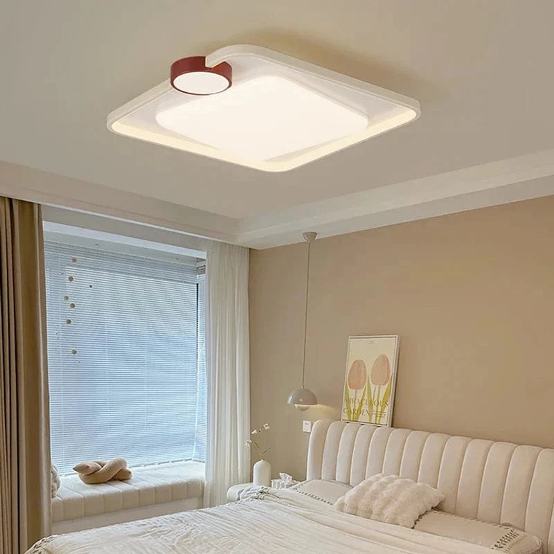 Plafonniers carrés ronds simples chambre LED éclairage intérieur moderne nordique | Marco Lucetti