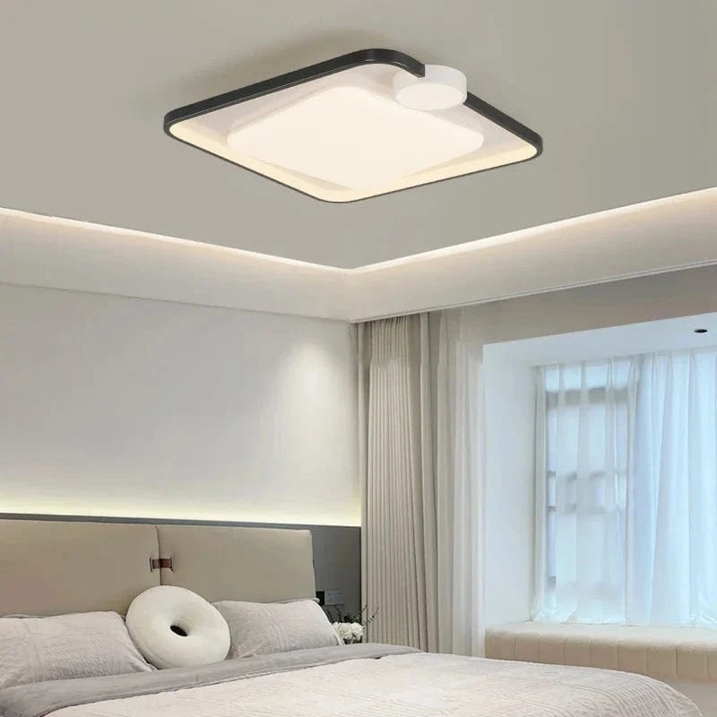 Plafonniers carrés ronds simples chambre LED éclairage intérieur moderne nordique | Marco Lucetti