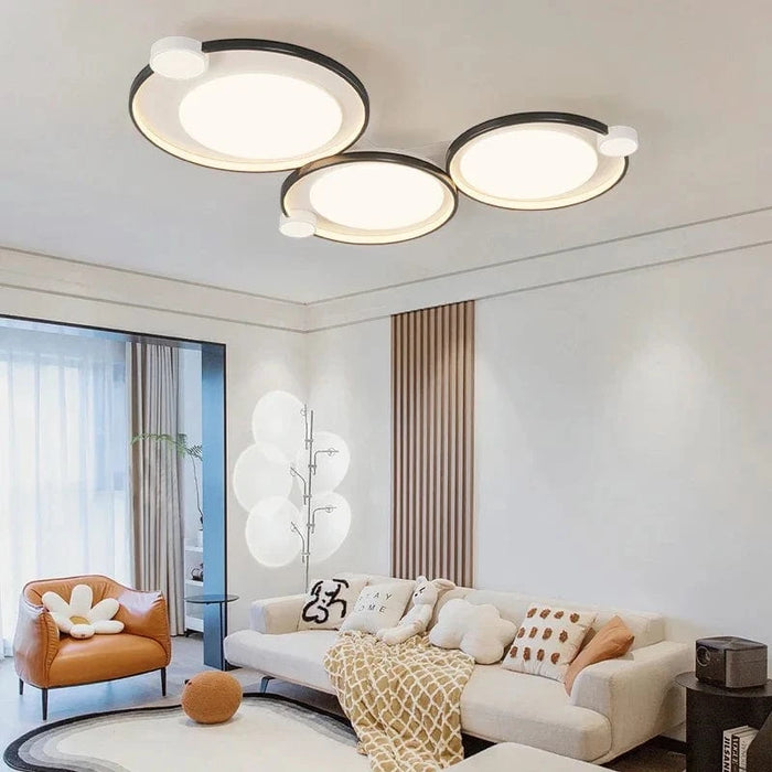 Plafonniers carrés ronds simples chambre LED éclairage intérieur moderne nordique | Marco Lucetti