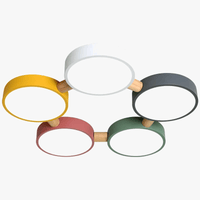 Plafonniers Créatifs Macaron en Bois pour Indoor Lighting LED Multicolore | Marco Lucetti