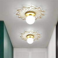 Plafonniers dorés de luxe Lotus Leaf | Marco Lucetti