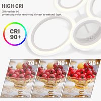 Plafonniers élégants à LEDs avec variateur de luminosité et télécommande pour salon chambre cuisine salle à manger | Marco Lucetti