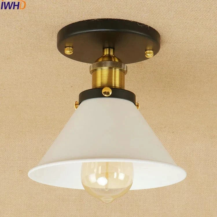 Plafonniers LED blancs Sahde pour salon/chambre Edison - Éclairage industriel Vintage LED Luminaria | Marco Lucetti