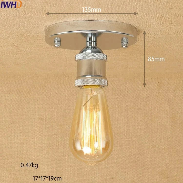 Plafonniers LED blancs Sahde pour salon/chambre Edison - Éclairage industriel Vintage LED Luminaria | Marco Lucetti 122