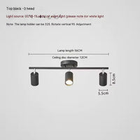 Plafonniers LED haoze pour maison et magasin | Marco Lucetti Noir 3 têtes