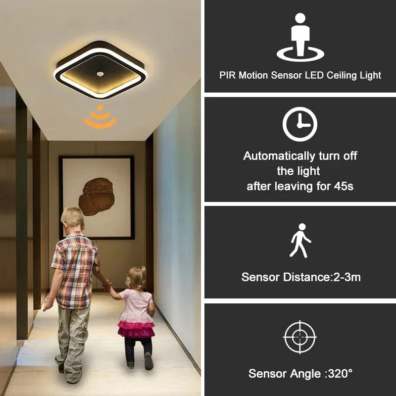 Plafonniers LED Intelligents avec Capteur de Mouvement pour la Maison | Marco Lucetti
