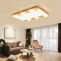 Plafonniers LED modernes en bois véritable - 4/6/9 têtes - Luminaire intérieur | Marco Lucetti