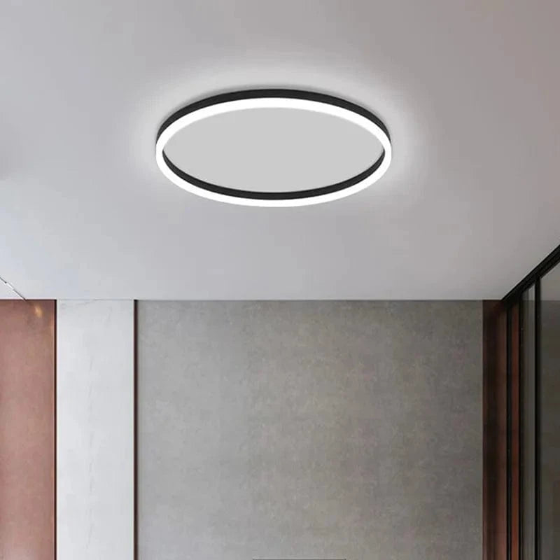 Plafonniers LED modernes en or et noir pour salon, cuisine et chambre à coucher | Marco Lucetti