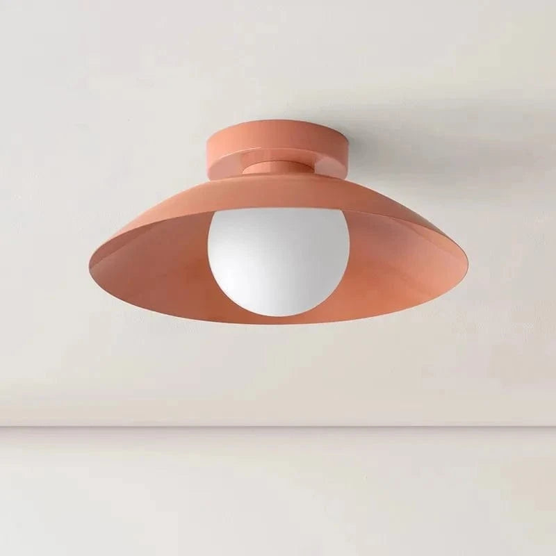 Plafonniers LED nordiques Ampoule en fer Macaron pour salon et chambre | Marco Lucetti