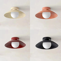 Plafonniers LED nordiques Ampoule en fer Macaron pour salon et chambre | Marco Lucetti