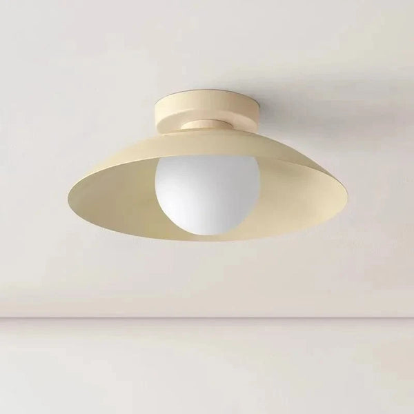 Plafonniers LED nordiques lumineux en métal coloré pour chambre salon vestiaire couloir allée entrée balcon | Marco Lucetti