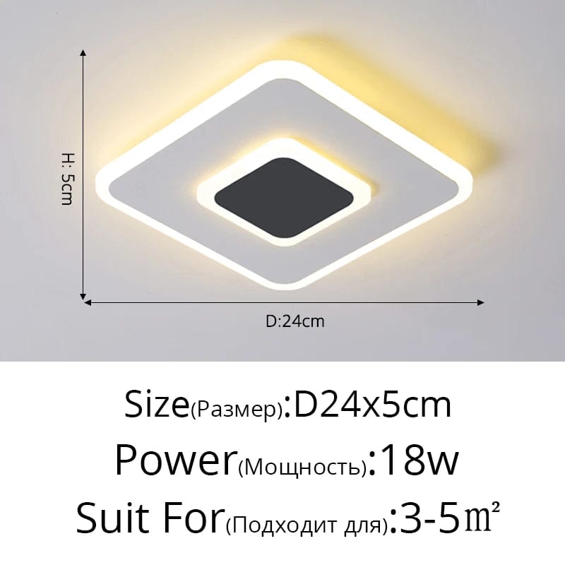 Plafonniers Led pour chambre et salon - Lumière douce et élégante | Marco Lucetti