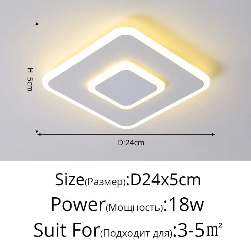 Plafonniers Led pour chambre et salon - Lumière douce et élégante | Marco Lucetti