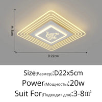 Plafonniers Led pour chambre et salon - Lumière douce et élégante | Marco Lucetti