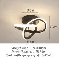 Plafonniers LED Surface pour Maison | Marco Lucetti C-Noir / Blanc froid