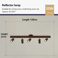 Plafonniers NordikWood™ avec Spot Rotatif à Réglage Facile | Marco Lucetti