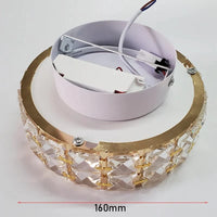 Plafonniers nordiques Lampara Techo lustre Led lumières en cristal  | Marco Lucetti A