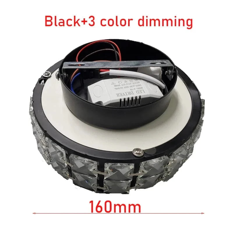 Plafonniers nordiques Lampara Techo lustre Led lumières en cristal  | Marco Lucetti D