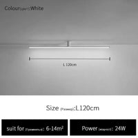 Plafonniers nordiques minimalistes pour un intérieur épuré | Marco Lucetti Blanc L120cm / Lumière neutre (4000K)