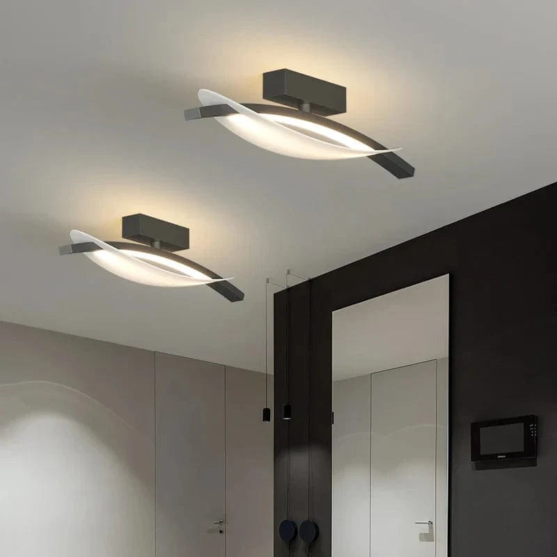 Plafonniers Nordiques Modernes à Bande LED pour Allée et Balcon | Marco Lucetti