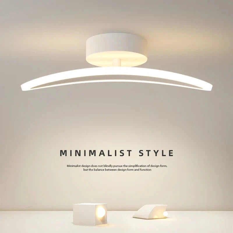 Plafonniers Nordiques Modernes à Bande LED pour Allée et Balcon | Marco Lucetti