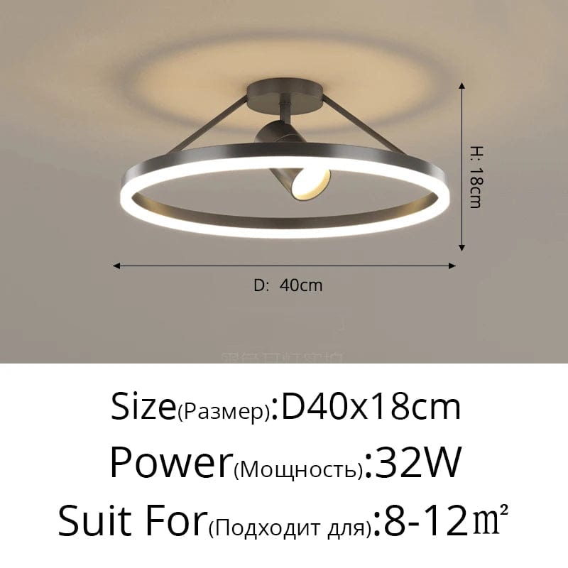 Plafonniers Nordiques Modernes: Éclairage Minimaliste pour Salon, Étude et Chambre | Marco Lucetti