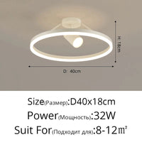 Plafonniers Nordiques Modernes: Éclairage Minimaliste pour Salon, Étude et Chambre | Marco Lucetti