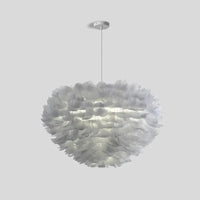Plume de lumière LED | Marco Lucetti Gris / 30CM / 6000K