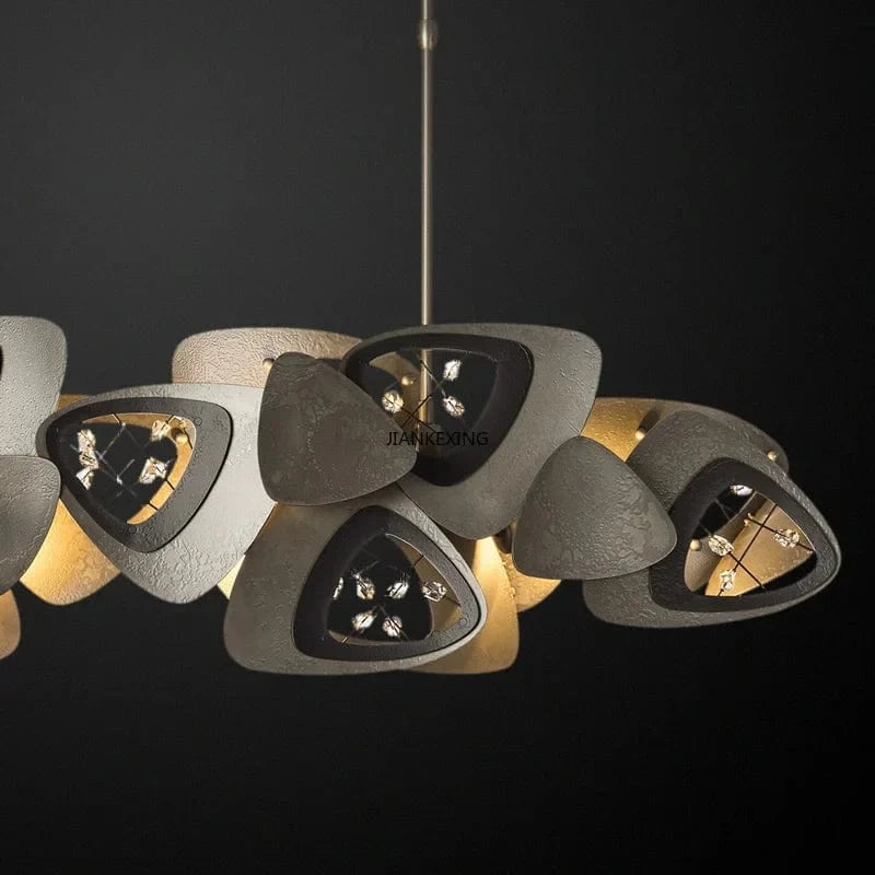 Postmodern LED Lustre Salle à Manger Salon Suspension Lumineuse Longue  | Marco Lucetti