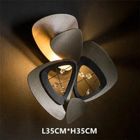 Postmodern LED Lustre Salle à Manger Salon Suspension Lumineuse Longue  | Marco Lucetti Applique L35CM / Gris argent / Blanc froid