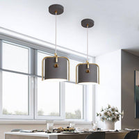 Suspension LED Macaron en métal coloré