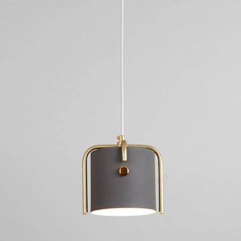 Suspension LED Macaron en métal coloré