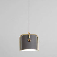 Suspension LED Macaron en métal coloré