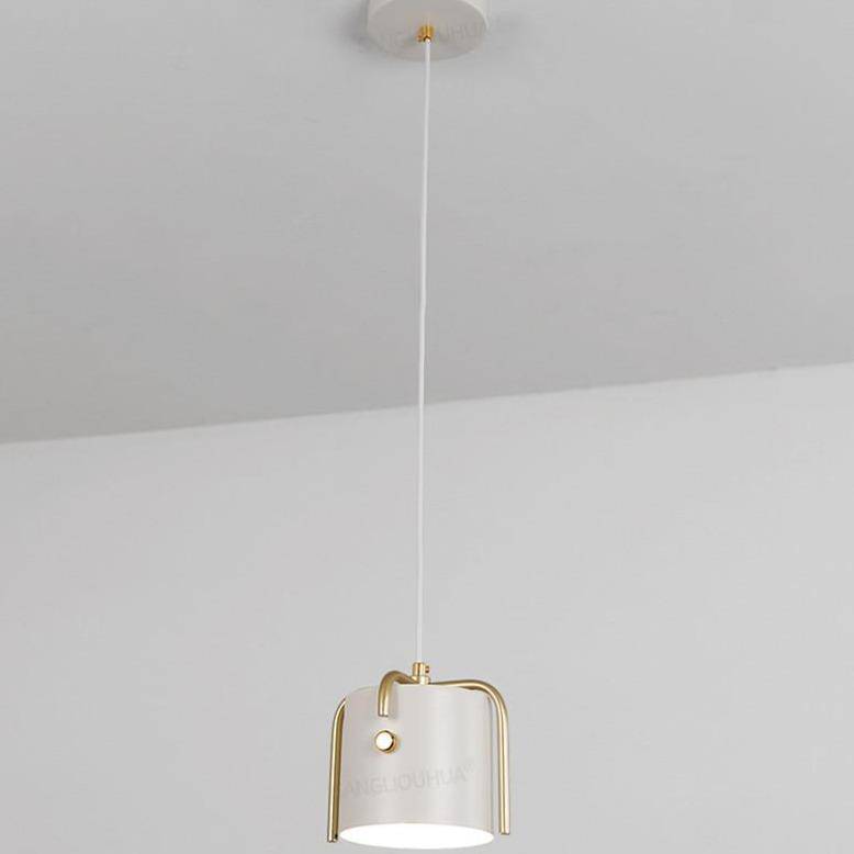 Suspension LED Macaron en métal coloré