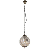 Suspension Luxury LED en verre cristal.