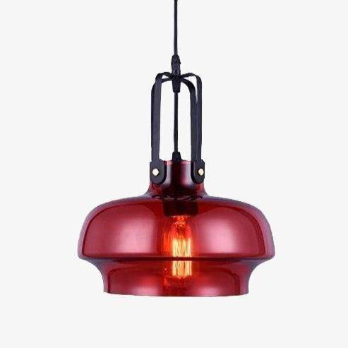 Suspension design en verre coloré LED - Hang_Style.