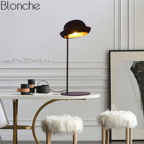 Lampe à poser design LED "Chapello" noir