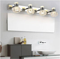 Applique murale LED Luxe en Cristal et Chrome